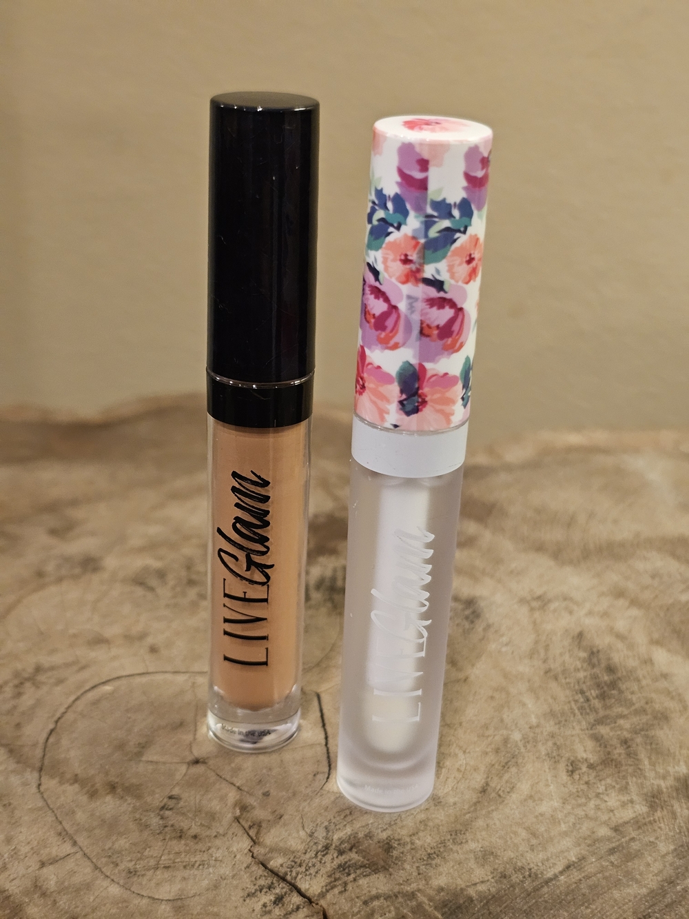 Live Glam Duo- Matte Liquid Lipstick Toffee Color & Clear